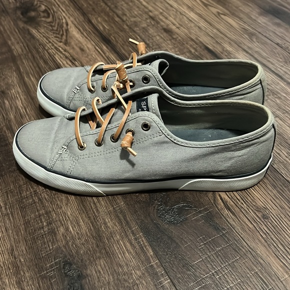 Sperry Memory Foam Gray Top Sider - Picture 4 of 9